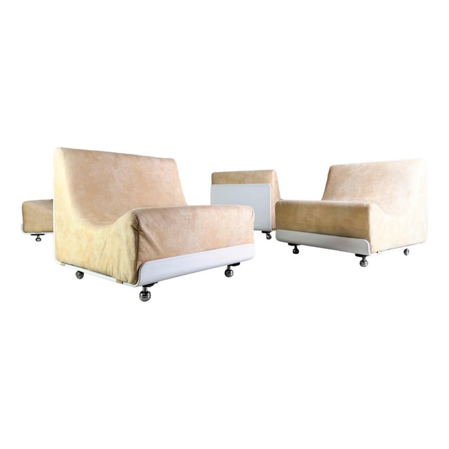 Mid-Century Orbis Modular Sofa by Luigi Colani for Cor, 1960s, Set of 4 For Sale