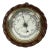 Rope Twist Carved Oak Nautical Barometer For Sale