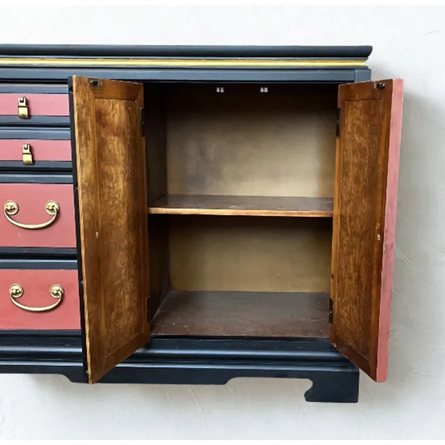 Basset Chinoiserie Sideboard / Credenza For Sale - Image 4 of 9