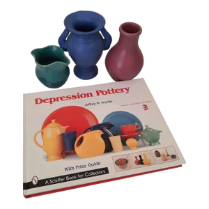 Depression Pottery Book Coffee Table Design Decor