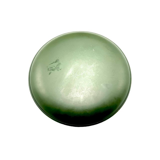 Mid 20th Century Georges Briard 1950s Mid-Century Modern Round Metal Tray With Candelabra Design For Sale - Image 5 of 8