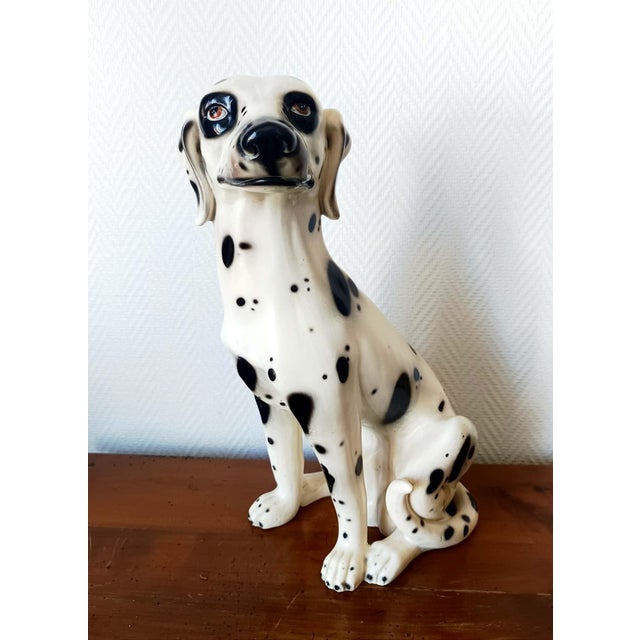 Vintage Ceramic Dalmatian Dog, Italy, 1970s For Sale - Image 13 of 14