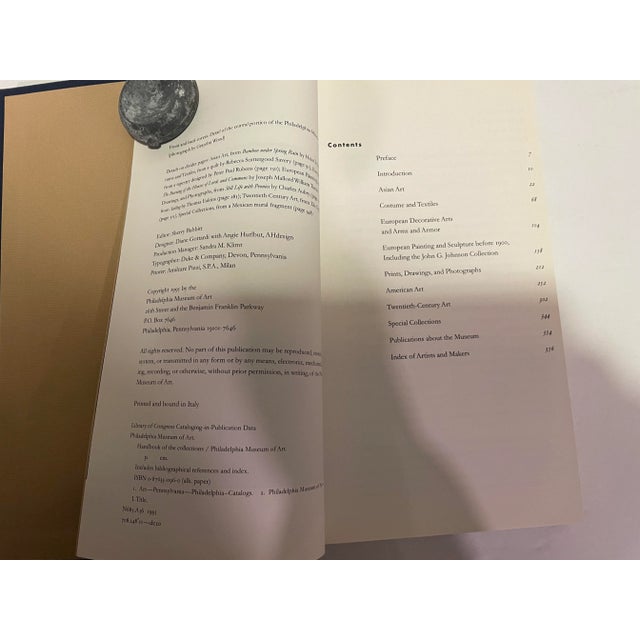 Paper Philadelphia Museum of Art Coffee Table Book - Handbook of the Collections by Sherry Babbitt For Sale - Image 7 of 10