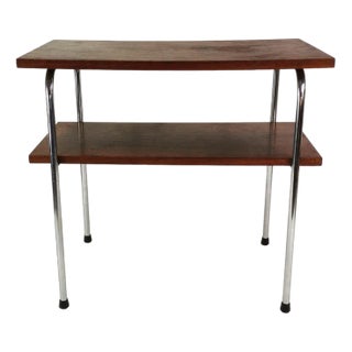 Bauhaus Side Table, Former Czechoslovakia, 1940s For Sale