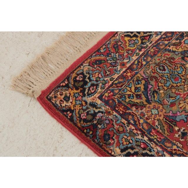 Karastan Multicolor Approx. 4’3” X 6’ Wool Rug For Sale - Image 10 of 16