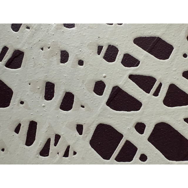 Beige Oil Painting - Neutral Abstract For Sale - Image 8 of 10