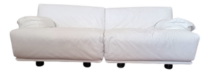 Cream Fiandra 2-Seater Sofa from Cassina, 1970s, Set of 2