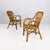 Set of Mid-Century Modern Italian Rattan Armchairs with Curved Armrests, 1960s For Sale - Image 9 of 18