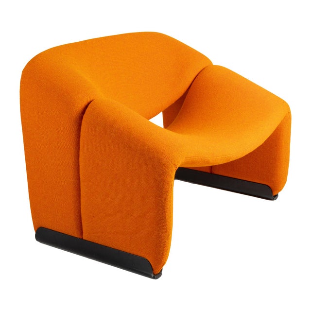 Orange F598 Orange Groovy Chair by Pierre Paulin for Artifort For Sale - Image 8 of 12