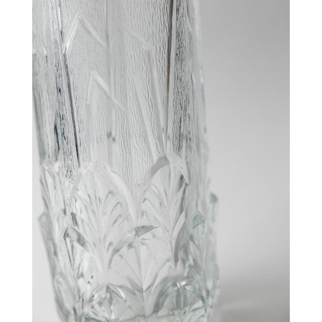 Vintage Pressed Glass Vase, 1970s For Sale - Image 8 of 12