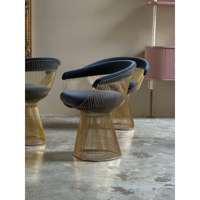 Chair/Armchair designed and engineered by Warren Platner, produced by Knoll Studio, 1960s. The Platner chair represents a...