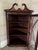 Georgian Mahogany Hanging Corner Cupboard With a Glass Front For Sale - Image 4 of 6