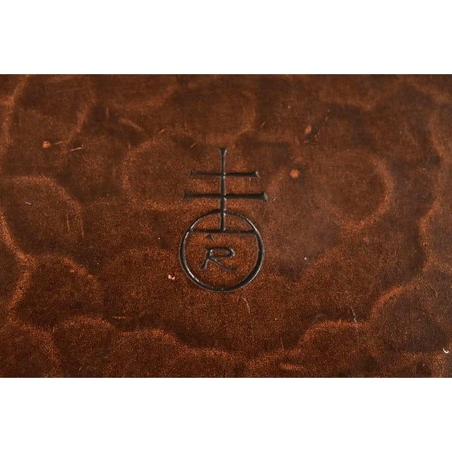 Roycroft Arts & Crafts Hammered Copper Handled Tray For Sale - Image 10 of 12