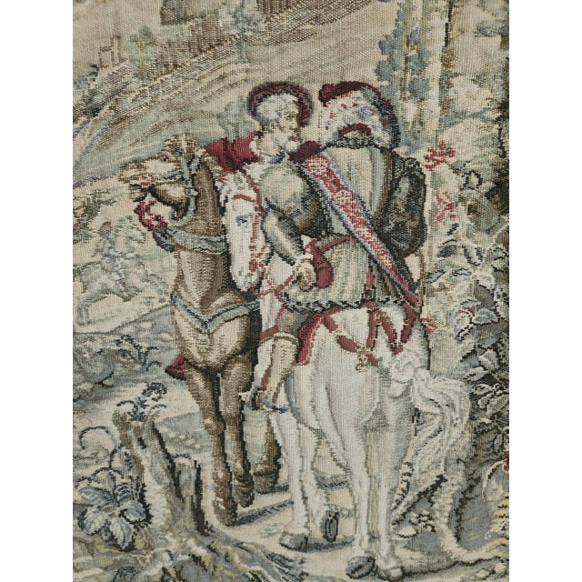 Medieval Hunts of Maximilian Wool Tapestry, Brussels, 1960s For Sale - Image 10 of 18