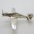 Vintage Italian Handmade Genuine Silver Airplane Figurine, 1980s For Sale - Image 6 of 13