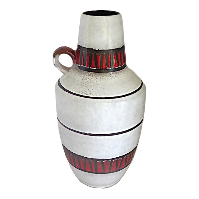 German Krug or Handle Pottery Vessel Mid Century Modern 1960s For Sale