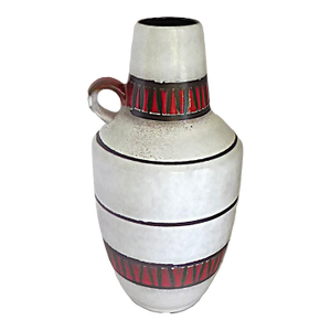 German Krug or Handle Pottery Vessel Mid Century Modern 1960s