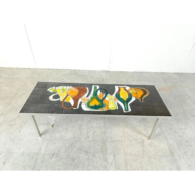 Vintage Ceramic Coffee Table by Denisco, 1960s For Sale - Image 11 of 11