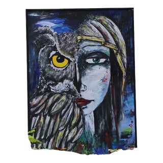 Elena Efa, The Guardian, 2025, Acrylic and Canvas For Sale