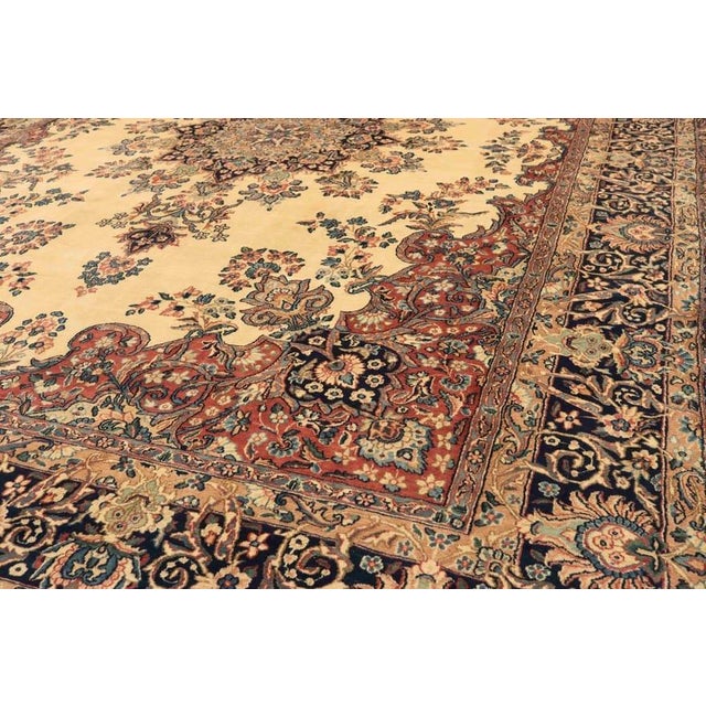 Middle Eastern Kerman Ravan Rug For Sale - Image 5 of 6