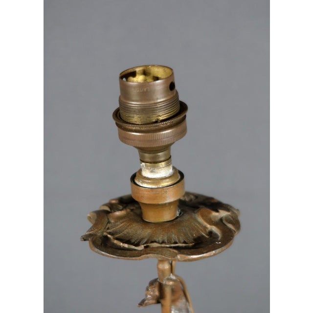 Brown Vintage Regulate Lamp by C. Rosa, 1950s For Sale - Image 8 of 18