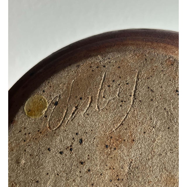 Mid-Century Modern Danish Studio Pottery Bowl from Visby, Denmark, 1960s For Sale - Image 14 of 16