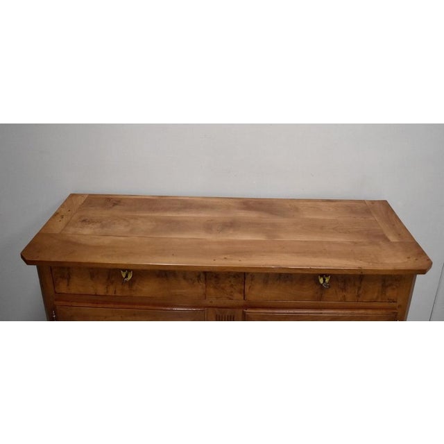 Louis XV French Cherry Buffet For Sale - Image 3 of 17