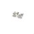 Modern 14k White Gold Dragonfly Real Diamond Stud Earrings - 2 Pieces For Sale - Image 3 of 6