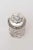 Vintage Sterling Silver Overlay Glass Vessel or Container Jar, 1950's For Sale In Miami - Image 6 of 11