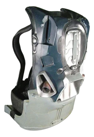 2002 Minority Report Fiberglass Futurist Jetpack Floor Y2K Gaming Chair Prop