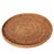 Artifacts Rattan Round Flat Tray in Honey Brown - 16" For Sale In Houston - Image 6 of 6
