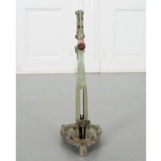 French 19th Century Iron Wine Bottle Corker For Sale - Image 4 of 7