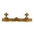 Antique French Louis XVI Gilt Bronze Bar De Cheminée Fireplace Fender, Circa 1880 For Sale