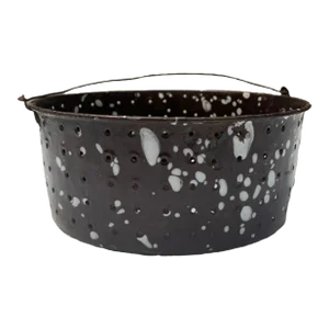 Vintage Enamelware Graniteware Strainer / Boiler