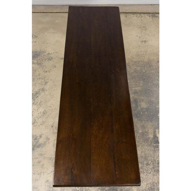 Antique French Louis XIII Style Oak Refectory Dining Table For Sale - Image 13 of 17