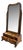Queen Anne Dressing Table Mirror in Walnut, 1710 For Sale