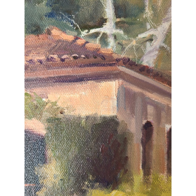 Ron Chesley Plein Air Oil Painting of the Old Mill in San Marino, California For Sale - Image 12 of 12