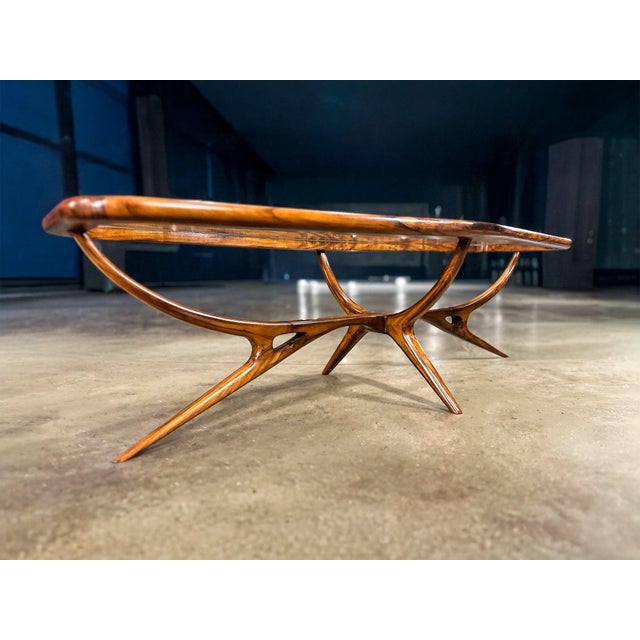 Giuseppe Scapinelli Sculptural Wooden Coffee Table, Brazil, 1950s For Sale - Image 12 of 13