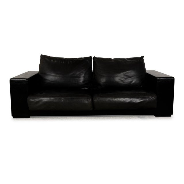 Budapest Leather Three-Seater Sofa from Baxter For Sale - Image 14 of 14