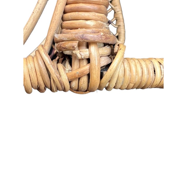 Vintage MacKenzie-Childs Ajiro Weave Wicker Rattan Scrolled Bed Tray For Sale - Image 14 of 15