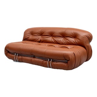 Soriana Two-Seater Sofa by Afra & Tobia Scarpa for Cassina, 1970s For Sale