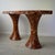 Muller's of Mexico Onyx Double Pedestal Console Table, 1960s For Sale In New York - Image 6 of 12