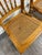 Traditional Vintage Spindle Back Caned Seat Solid Oak Dining Chairs For Sale - Image 3 of 12