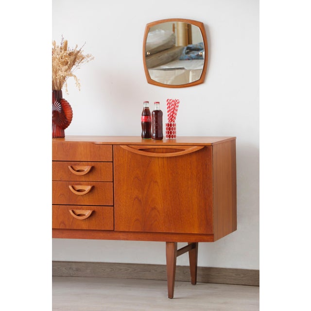 Brown Vintage Teak Sideboard from Beautility, 1960s For Sale - Image 8 of 18