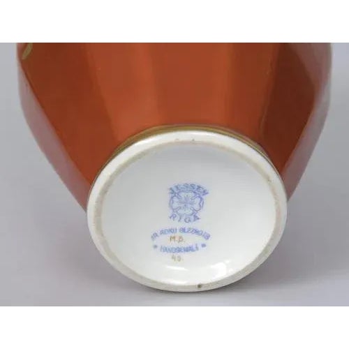 Painted Porcelain Vase, 1930s For Sale - Image 3 of 5