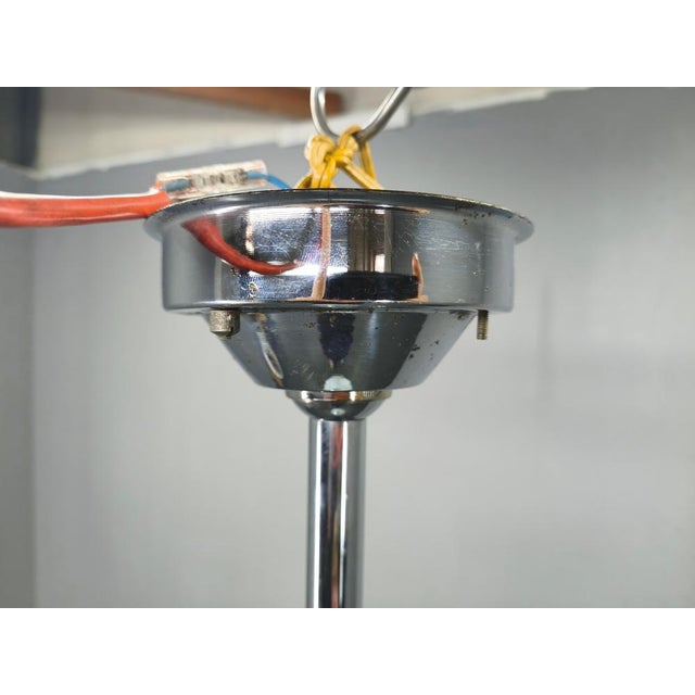 Bauhaus Adjustable Ceiling Light in Brass and Glass from Otto Mueller, 1930s For Sale - Image 14 of 17