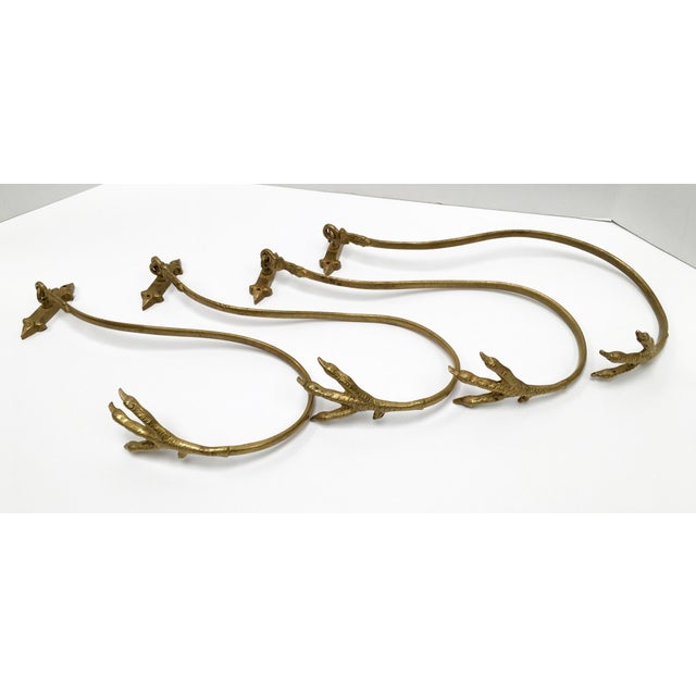 Brass Curtain Tiebacks Set of 4 Chairish