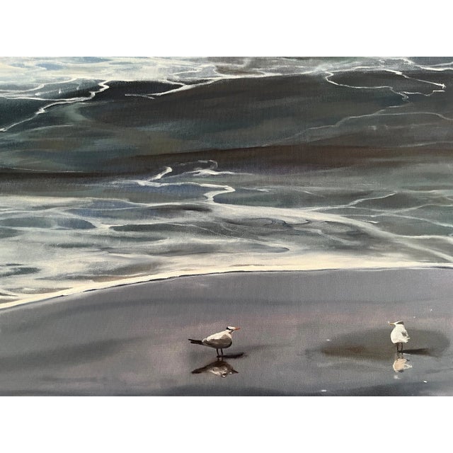 Contemporary Winters Gaze, Original Oil Painting by Jessica Fairley For Sale - Image 3 of 7