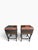 Black Chinoiserie Hand-Painted Gilt Asian Nightstands, Pair For Sale - Image 8 of 15