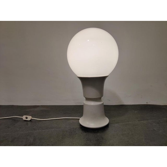 Mid-Century Globe Table Lamp, 1970s For Sale - Image 3 of 9